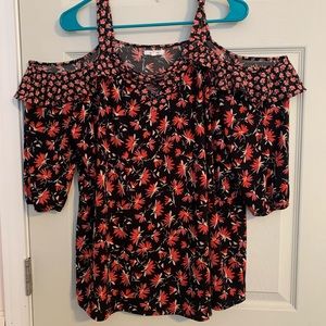 Patterned half sleeve/tanktop